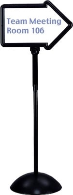 Safco Write Way Directional Sign 4173BL ES3299 - Titan Tools Direct