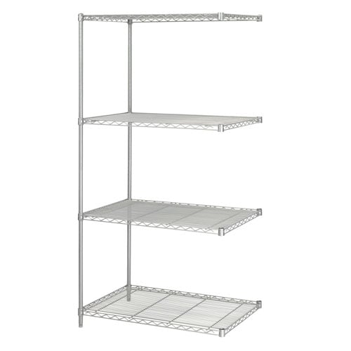 Safco 36" x 24" Industrial Add-On Unit Metallic Gray - 5289GR