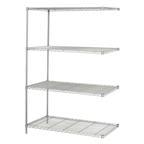 Safco 48" x 24" Industrial Add-On Kit - Metallic Gray - 5295GR