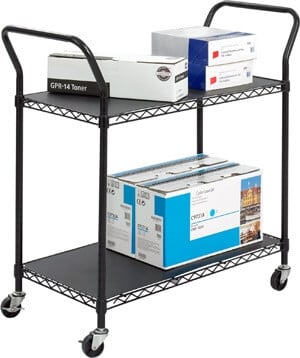 Safco Wire Utility Cart 5337BL - Titan Tools Direct
