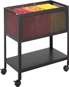 Safco Open Top Mesh Tub File 5350BL (Black)