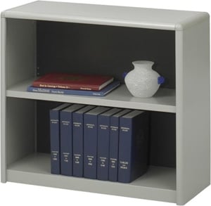 Safco 2-Shelf ValueMate Economy Bookcase 7170GR ES3451 - Titan Tools Direct
