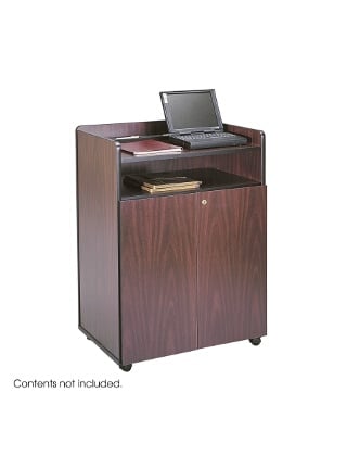 Safco Executive Presentation Stand 8919MH (Mahogany)