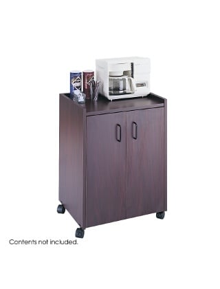 Safco Mobile Refreshment Center 8953MH (Mahogany)