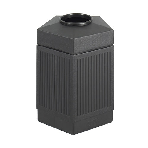 Safco Canmeleon Indoor/Outdoor, 45 Gallon Pentagon 9486BL (Black) - Titan Tools Direct