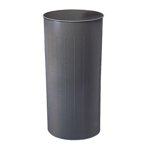 Safco Round Wastebasket, 80 Qt. (Qty.3) 9610CH (Charcoal)