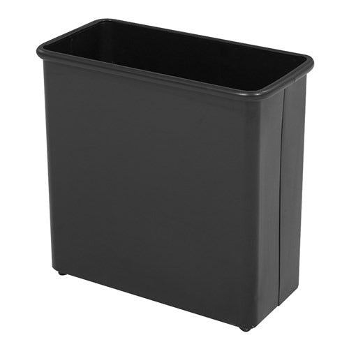Safco Rectangular Wastebasket, 27.5 Qt. (Qty.3) 9616BL (Black)