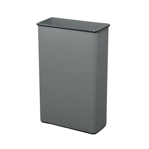 Safco Rectangular Wastebasket, 88 Qt. (Qty.3) 9618CH (Charcoal)