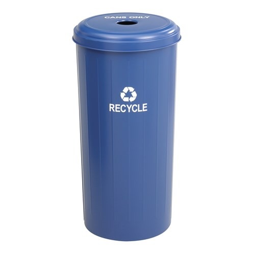 Safco Tall Round Recycling Receptacle 9632BU (Blue) - Titan Tools Direct