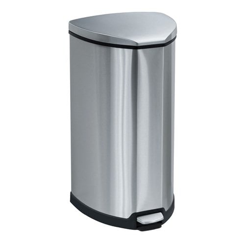 Safco Stainless Step-On 10 Gallon Receptacle - 9687SS - Titan Tools Direct