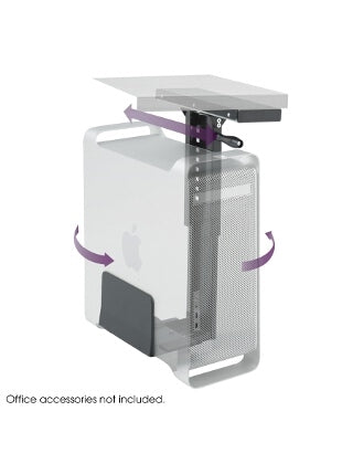 Safco Ergo-Comfort Swivel Mount CPU Holder 2175