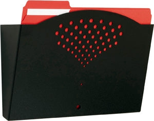 Safco Letter Size Steel Wall Rack 3170BL