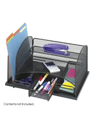 Safco Onyx Organizer With 3 Drawers ES3677 3252BL - Titan Tools Direct