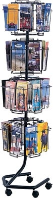 Safco Wire Brochure Display Rack 4128CH - Titan Tools Direct