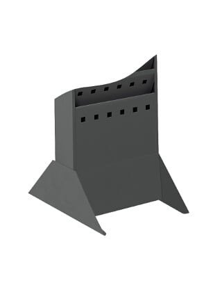 Safco Steel Magazine Rack Base 4323BL (Black) - Titan Tools Direct