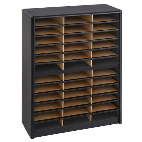 Safco Value Sorter Literature Organizer, 36 Compartment 7121BL