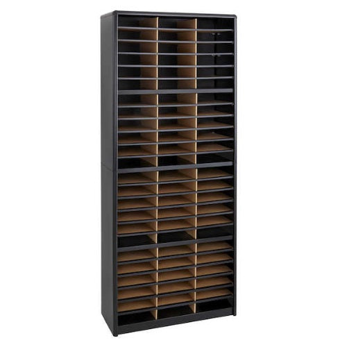 Safco Value Sorter Literature Organizer, 72 Compartment 7131BL