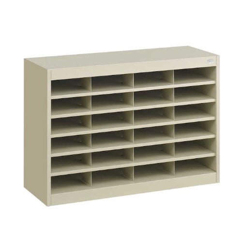 Safco E-Z Stor Literature Organizer, 24 Letter Size Compartments ES3797 9211TSR - Titan Tools Direct