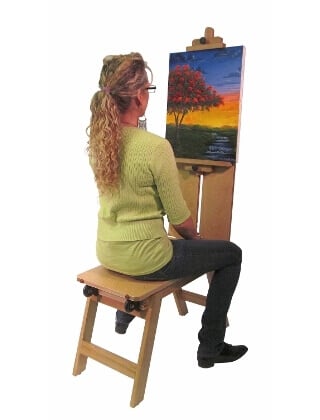 Martin Universal Design Martin Rolling Wooden Bench Style Easel 92-3050