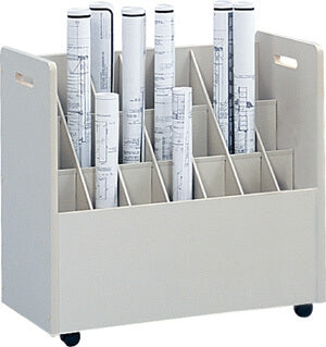 Safco Mobile Roll File 21 Compartment Model 3043