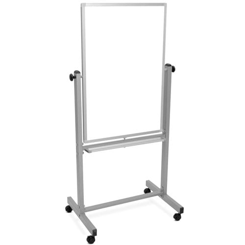 Luxor - 24"W x 36"H Double-Sided Magnetic Whiteboard - L270 - Titan Tools Direct