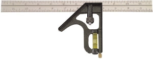 Johnson Level 12" Heavy Duty Combination Square 400