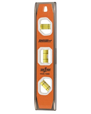 Johnson Level 10" Magnetic Big J Professional Torpedo Level 1435-1000