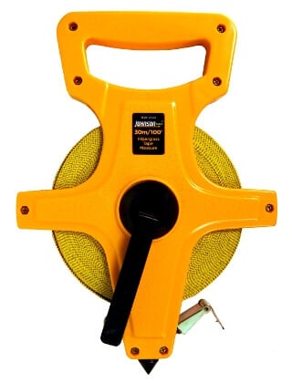 Johnson Level 30m/100' x 1/2" Metric/Inch Fiberglass Long Tape 1829-0100