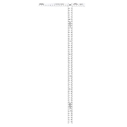 Johnson Level 54" Aluminum Drywall T-Square with Extra-Thick Blade JTS54HD