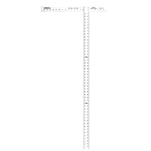 Johnson Level 48" Aluminum Drywall T-Square with Extra-Thick Blade JTS48HD