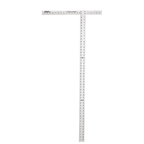 Johnson Level 48” Aluminum Drywall T-Square JTS48 ES4985 - Titan Tools Direct