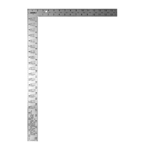 Johnson Level 16 x 24 Professional Easy-Read Steel Framing Square CS9 ES5012 - Titan Tools Direct