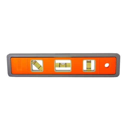 Johnson Level 9" Magnetic Glo-View Heavy Duty Aluminum Torpedo Level - 5500M-GLO