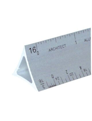 Alumicolor 3030-1 - 12 Triangular Architect Scale - Titan Tools Direct