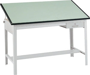 Safco Precision 60 Inch Wide Drafting Table with Base (3962GR and 3952)