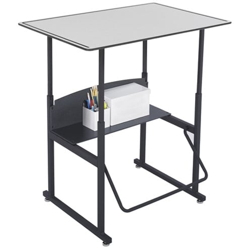 Safco AlphaBetter 36" x 24" Height Adjustable Desk with Beige Top - 1206BE - Titan Tools Direct