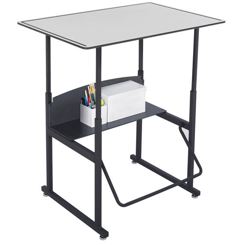 Safco AlphaBetter 36" x 24" Height Adjustable Desk with Gray Premium Top - 1208GR