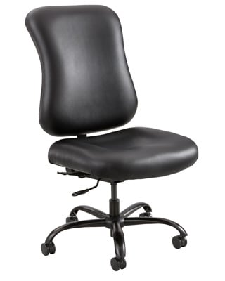 Safco Optimus Big and Tall Vinyl Desk Chair 400lb Capacity - 3592BL - Titan Tools Direct