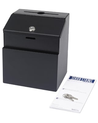 Safco Suggestion Box 4232BL