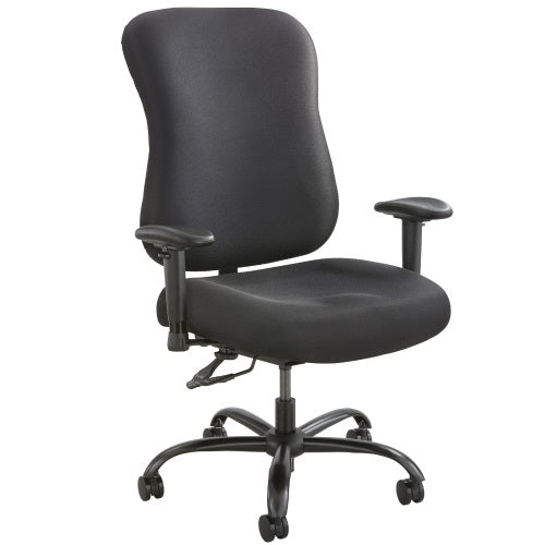 Safco Optimus Big and Tall Desk Chair 400lb Capacity- Black - 3590BL