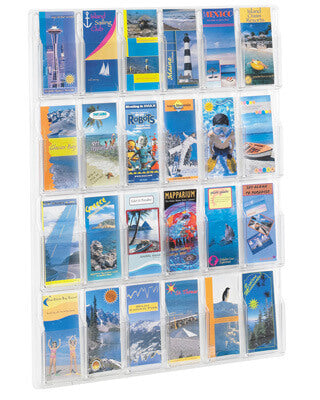 Safco Reveal 24 Pamphlet Display 5601CL