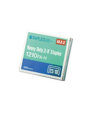 Max Flat-Clinch Heavy-Duty Staples MXB1210FAH - Titan Tools Direct