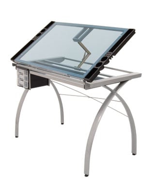 Studio Designs 10050 - Futura Craft Station (Silver-Blue Glass) - Titan Tools Direct