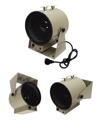 TPI 680 Series - Bulldog 240/208 Volt Fan Forced Portable Unit Heater - HF686TC
