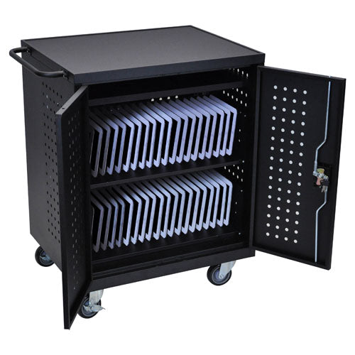 Luxor LLTM42-B - 42 Tablet/Chromebook Computer Charging Cart ES7454 - Titan Tools Direct