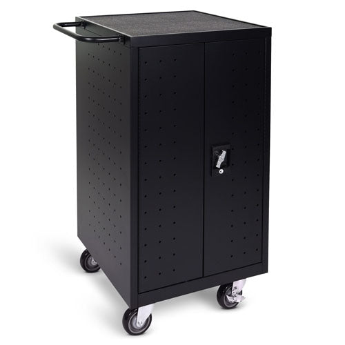 Luxor LLTP18-B - 18 Laptop/Chromebook Computer Charging Cart ES7455 - Titan Tools Direct