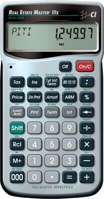 Calculated Industries Real Estate Master IIIx 3405 ES758 - Titan Tools Direct