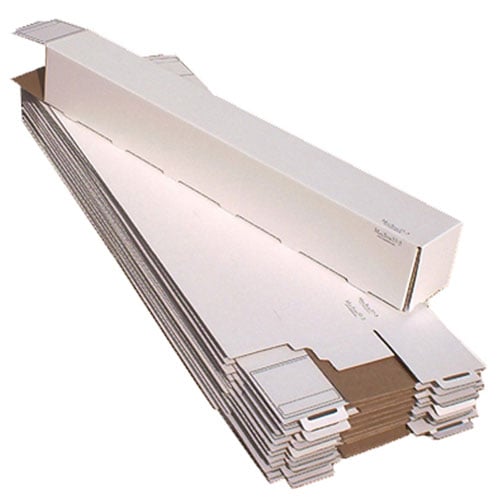 Advanced Organizing Systems - MailStor37-5 (5"x5"x37") Blueprint Mailer Boxes (2-Pack Bundle)