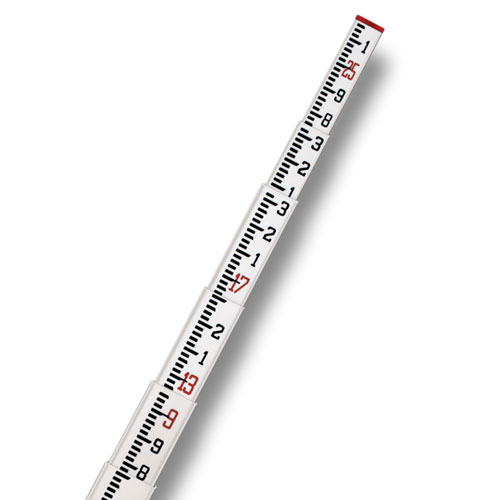 SitePro 11-SCR25-T - SCR Series Fiberglass Leveling Rod - 25ft, 10ths/100ths