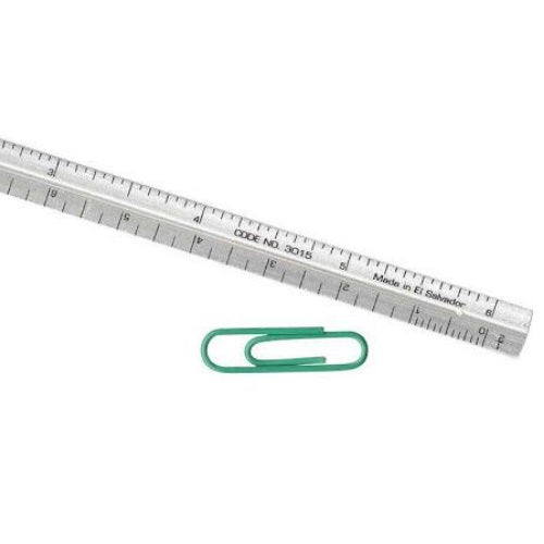 Alumicolor 3010-1 - 6 Aluminum Triangular Architect Scale - Silver - Titan Tools Direct